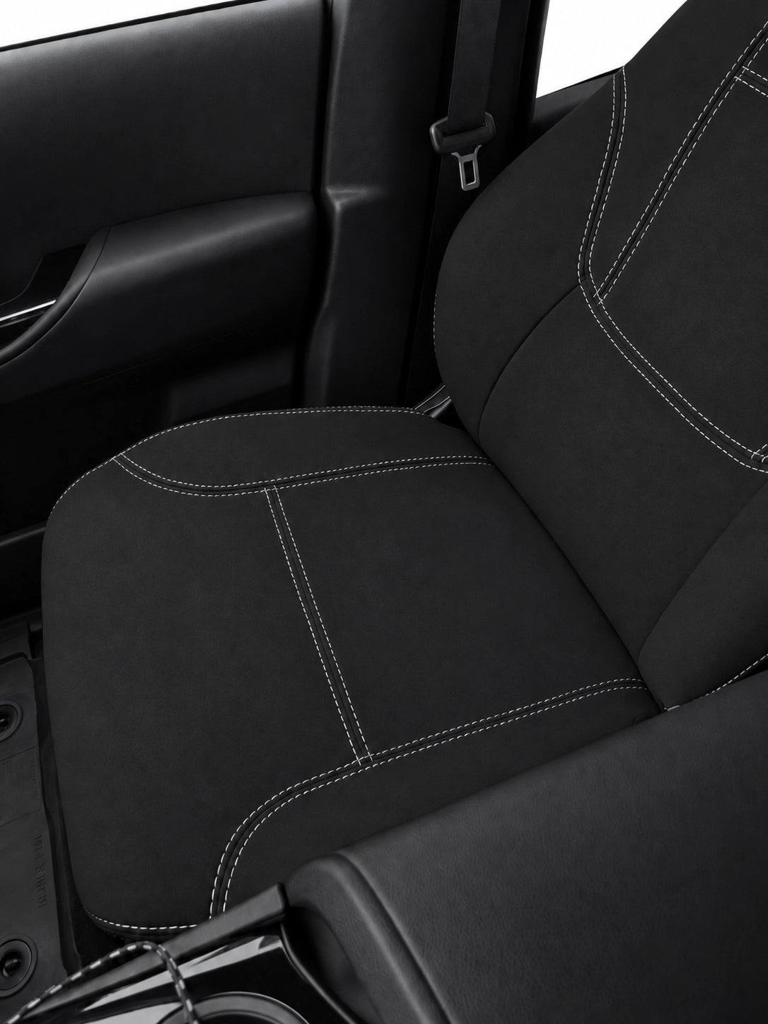 Toyota Landcruiser 300 series GXL Series 2 neoprene car seat covers view of front seat