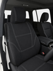 Toyota Landcruiser 300 Series VX GR Sport neoprene car seat covers view of front seat