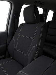 Toyota Landcruiser Prado 250 Series Kakadu neoprene car seat covers view of front seat