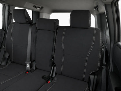 Toyota Landcruiser Prado 250 Series Kakadu neoprene car seat covers view of second row