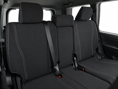 Toyota Landcruiser Prado 250 Series Kakadu neoprene car seat covers view of second row