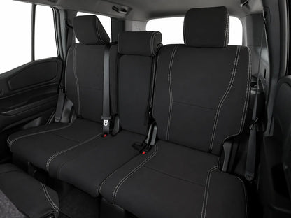 Toyota Landcruiser Prado 250 series neoprene car seat covers view of second row
