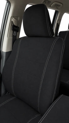 Toyota Landcruiser Prado 150 neoprene car seat cover view of front cover 