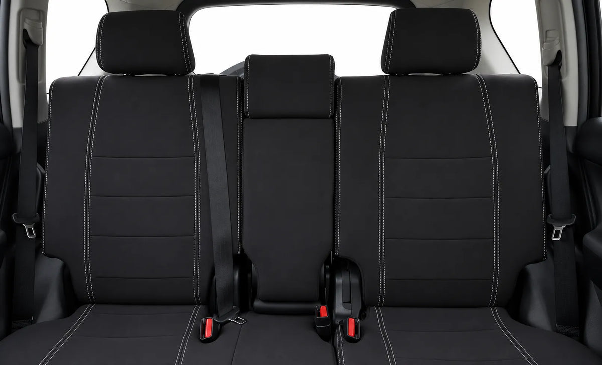 Toyota Landcruiser Prado 150 neoprene car seat cover view of rear cover 