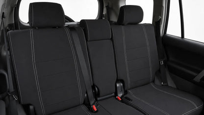 Toyota Landcruiser Prado 150 neoprene car seat cover view of rear cover