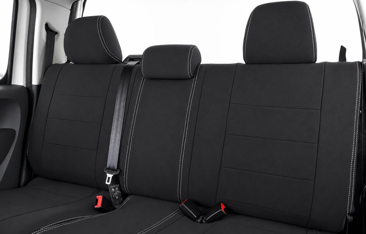Volkswagen VW 2H with lumber neoprene car seat covers view of second seat