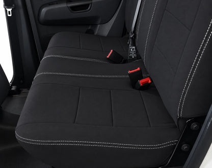 Volkswagen VW Amarok V6 neoprene car seat covers view of second row
