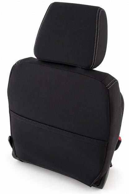 Volkswagen VW Amarok V6 Ultimate W580S neoprene car seat cover rear view of front seat