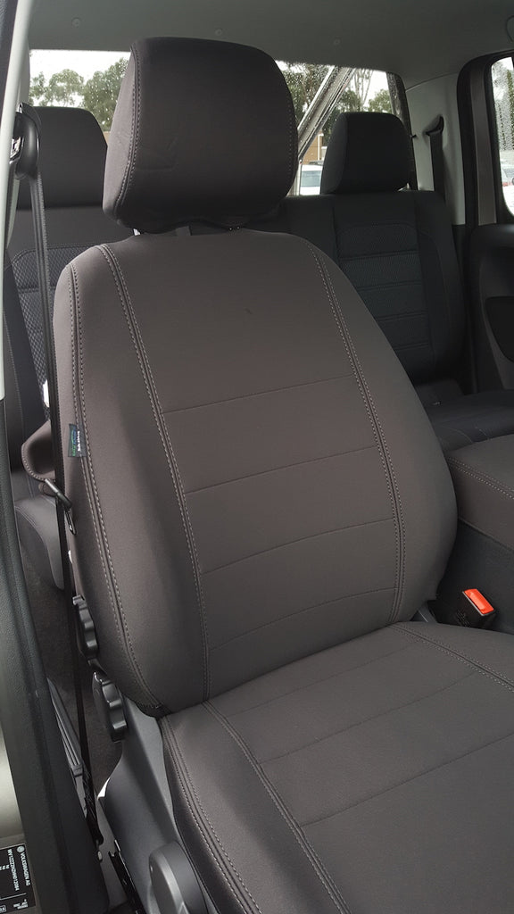 Volkswagen Amarok 2H with lumbar Neoprene Car Seat Covers - Global Automotive Accessories